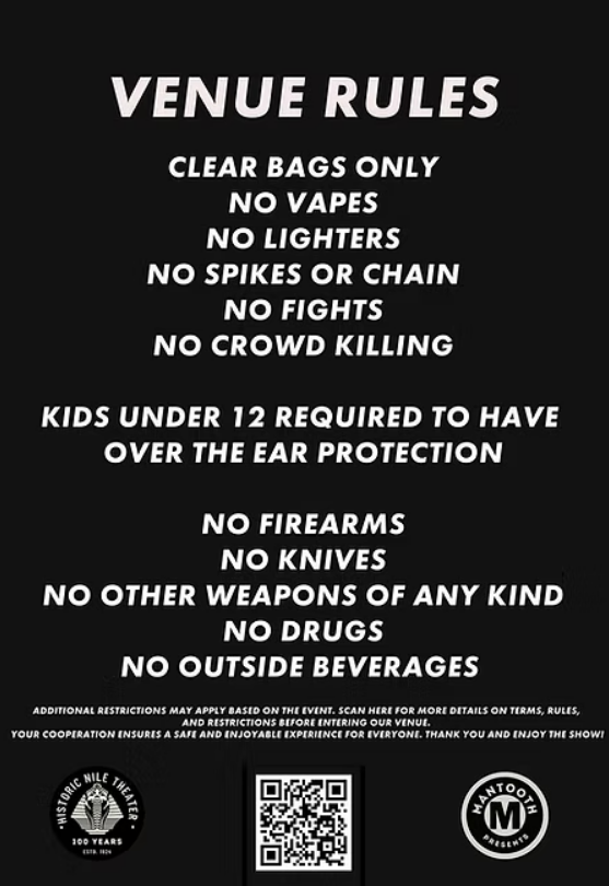Venue Rules